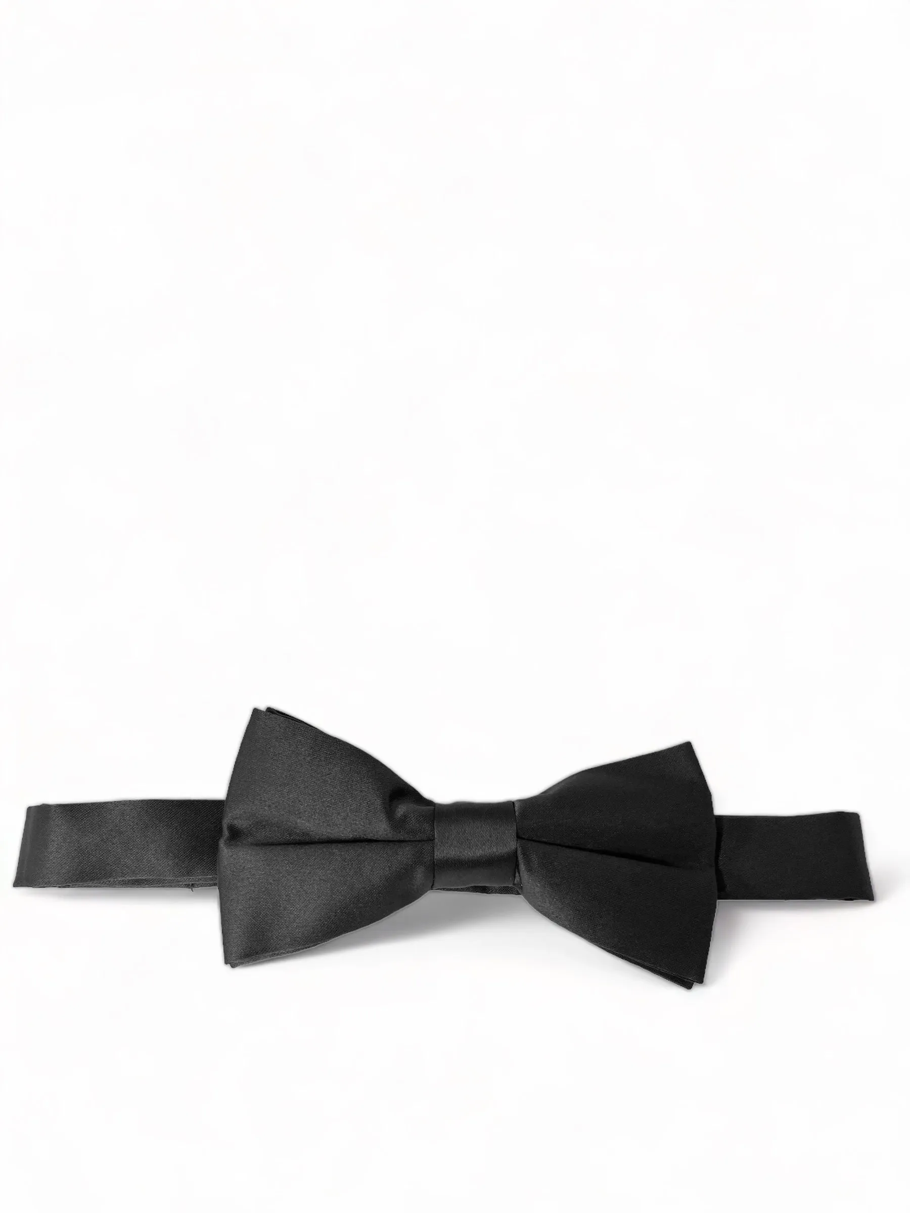 Classic Solid Black Bow Tie