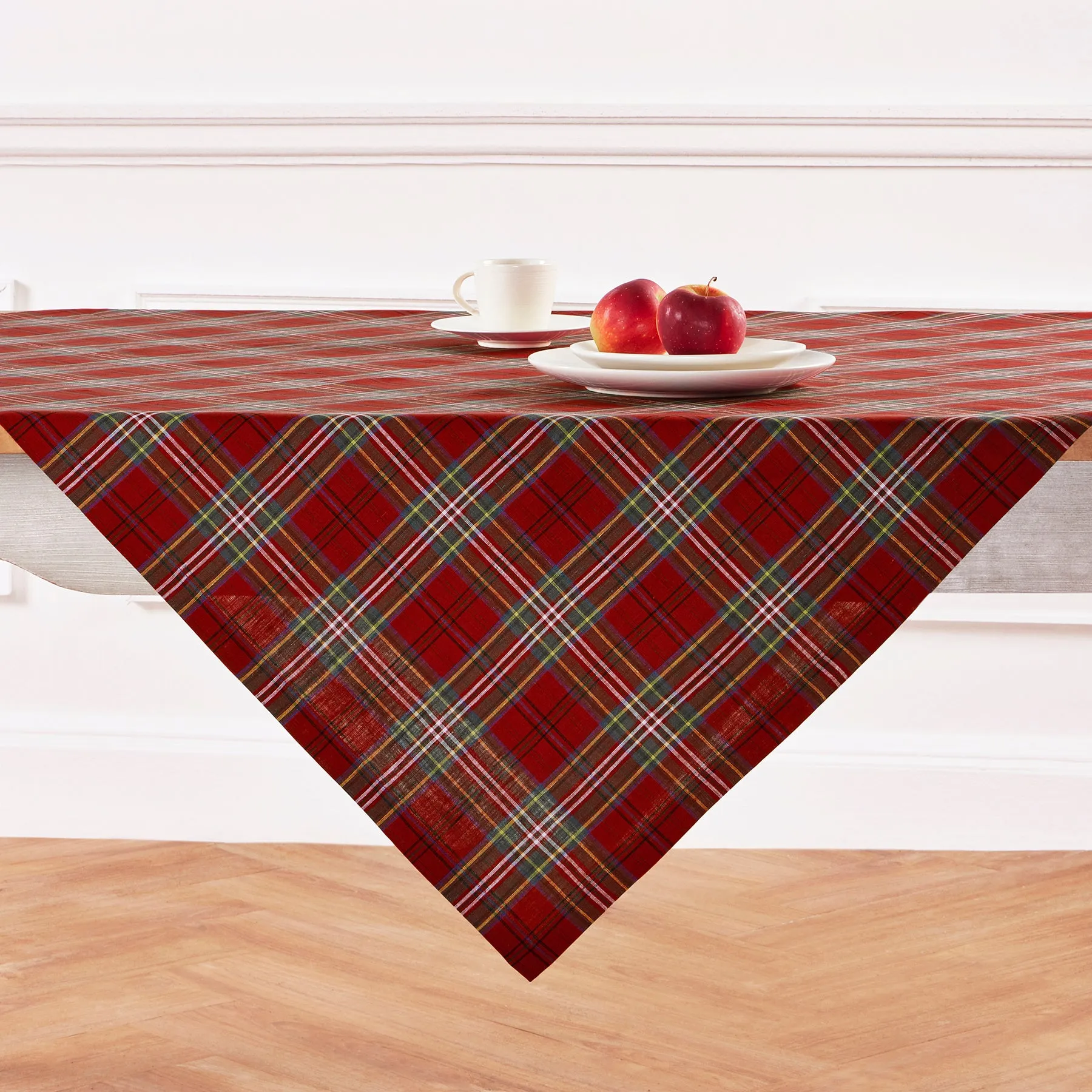 Classic Tartan Plaid Table Throw