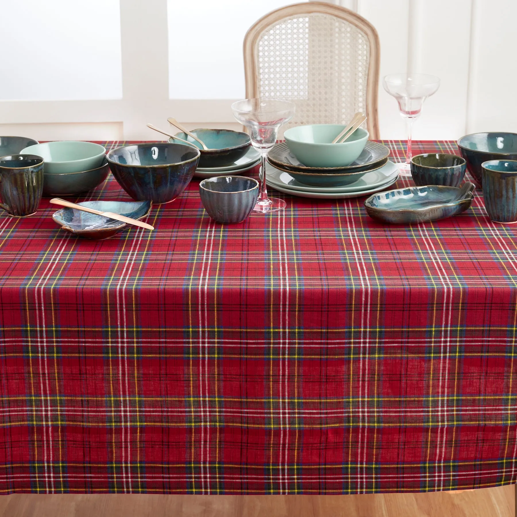 Classic Tartan Plaid Tablecloth