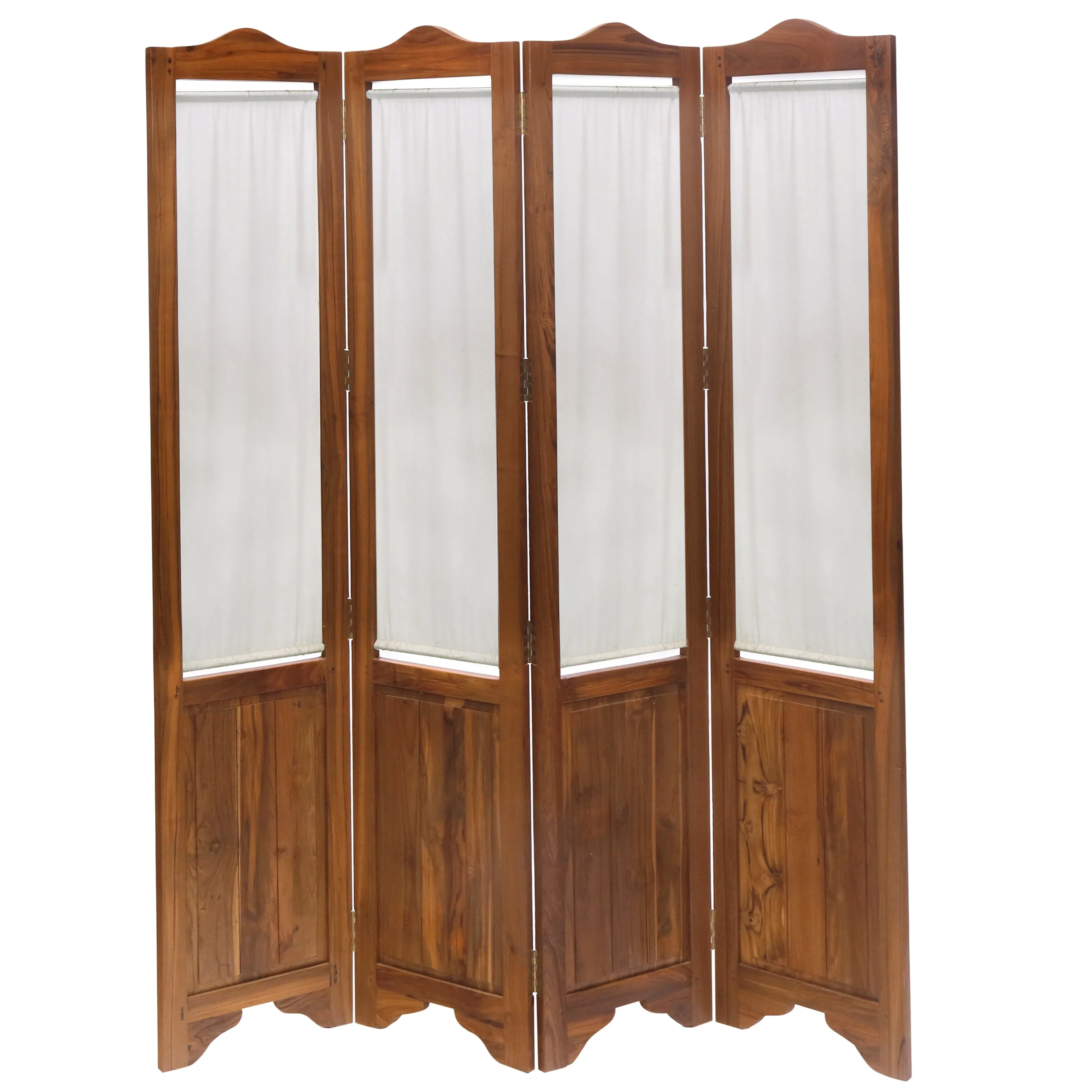 Classic Teak Wood Wall Partition Room Divider