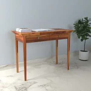 Classic Thin Legs Double Drawer Handmade Simple Study Table for Home