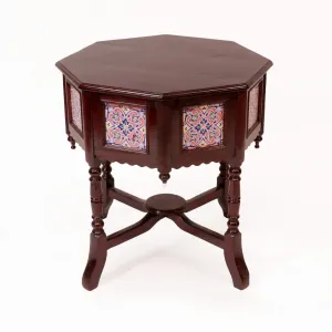 Classic Traditional Hexagonal Tiled Table