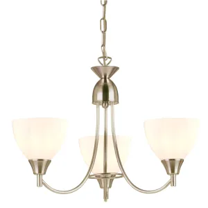 Classic Triple Elegance Chrome Ceiling Pendant