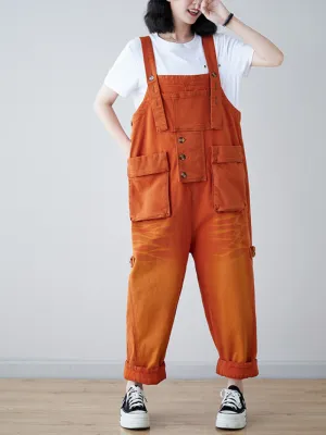 Classic Vintage Overalls Women's Denim Dungarees