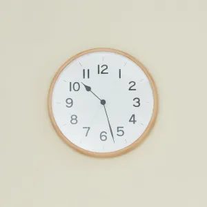 Classic Wall Clock - Natural