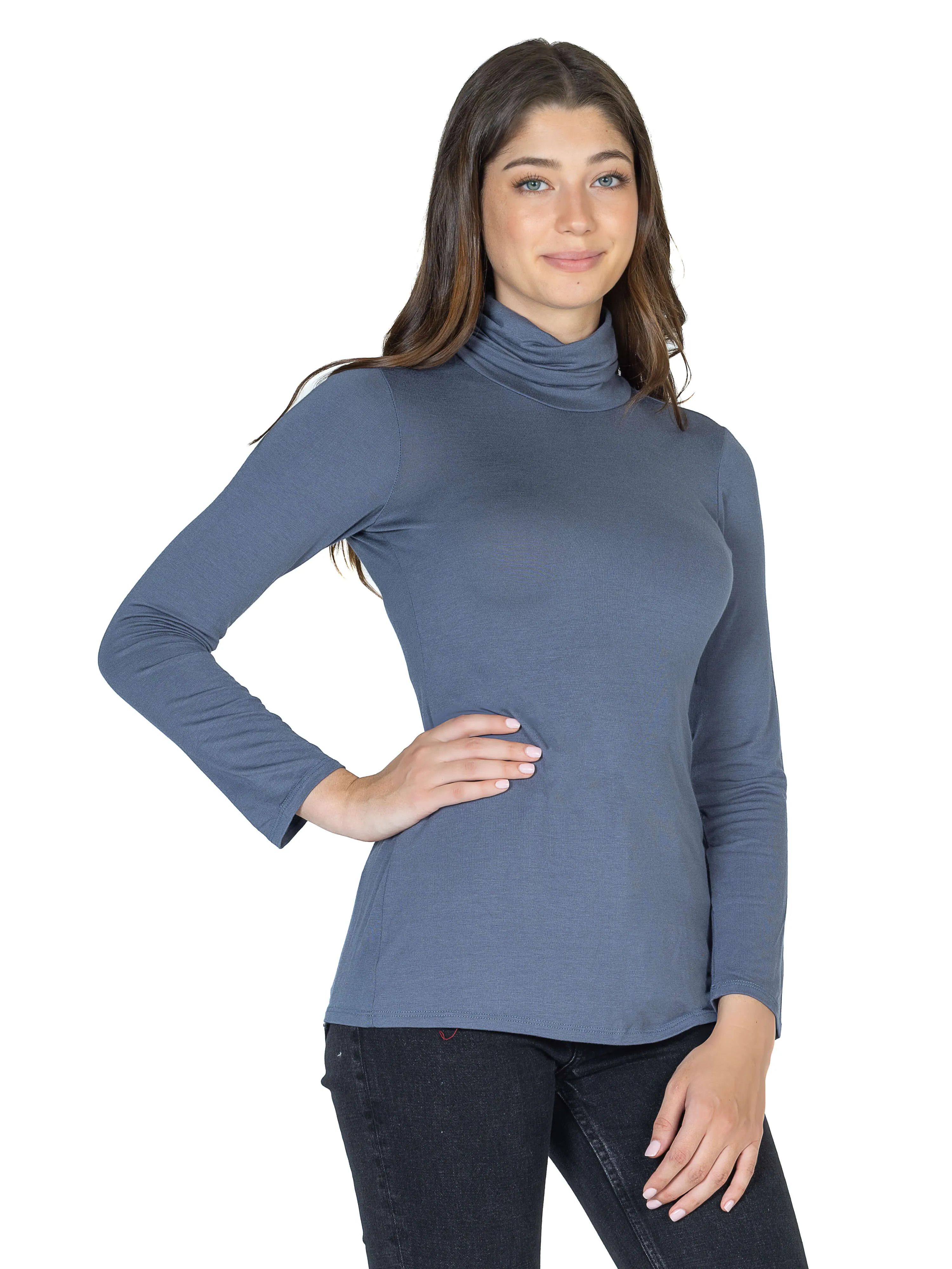 Classic Womens Long Sleeve Turtleneck