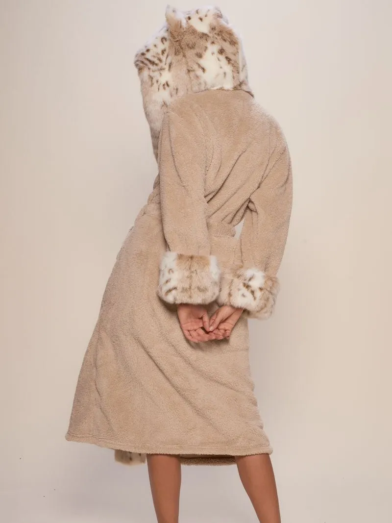 Classic Women's Luxury Beige Robe | Snow Leopard