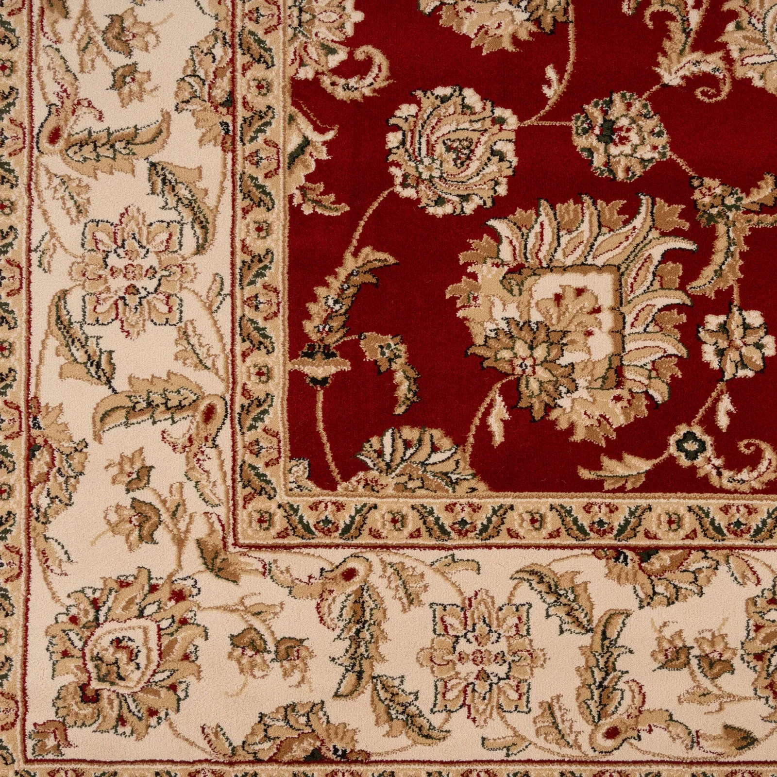 Classical Red Floral Runner Rug - Tirta