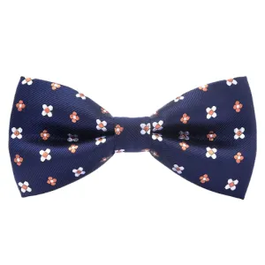 Classy Men Blue Flower Bow Tie