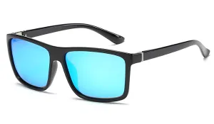 Classy Men Blue Square Sunglasses