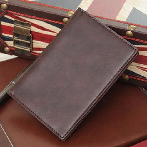 Classy Men Brown Passport Holder - 2 Colors