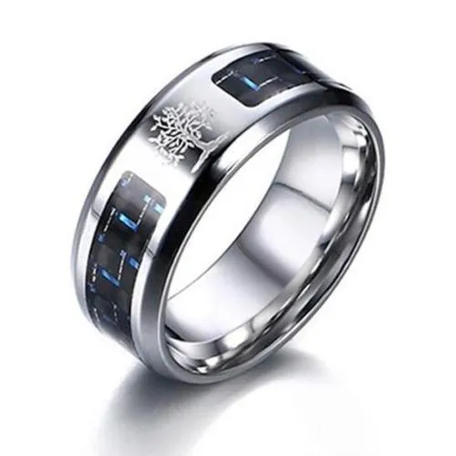 Classy Men Carbon Fiber Ring