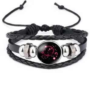 Classy Men Scorpio Constellation Zodiac Bracelet