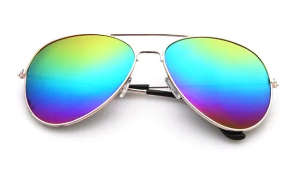 Classy Men Sunglasses Aviator Rainbow