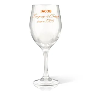 Classy Wine Glass