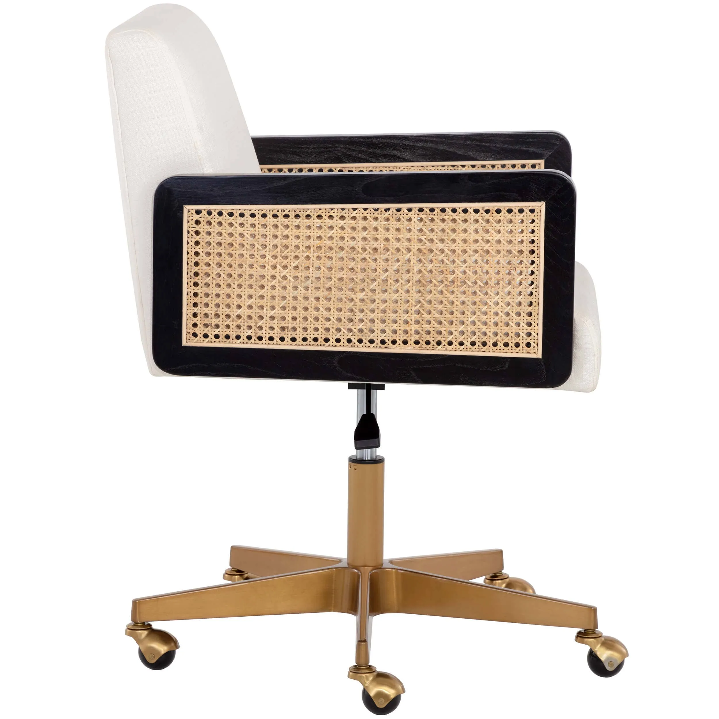 Claudette Office Chair, Linoso Ivory