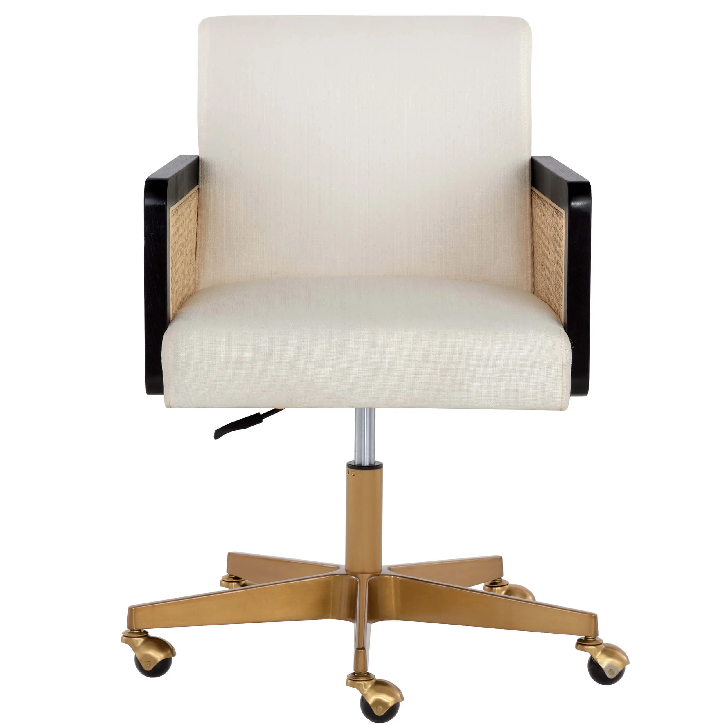 Claudette Office Chair, Linoso Ivory