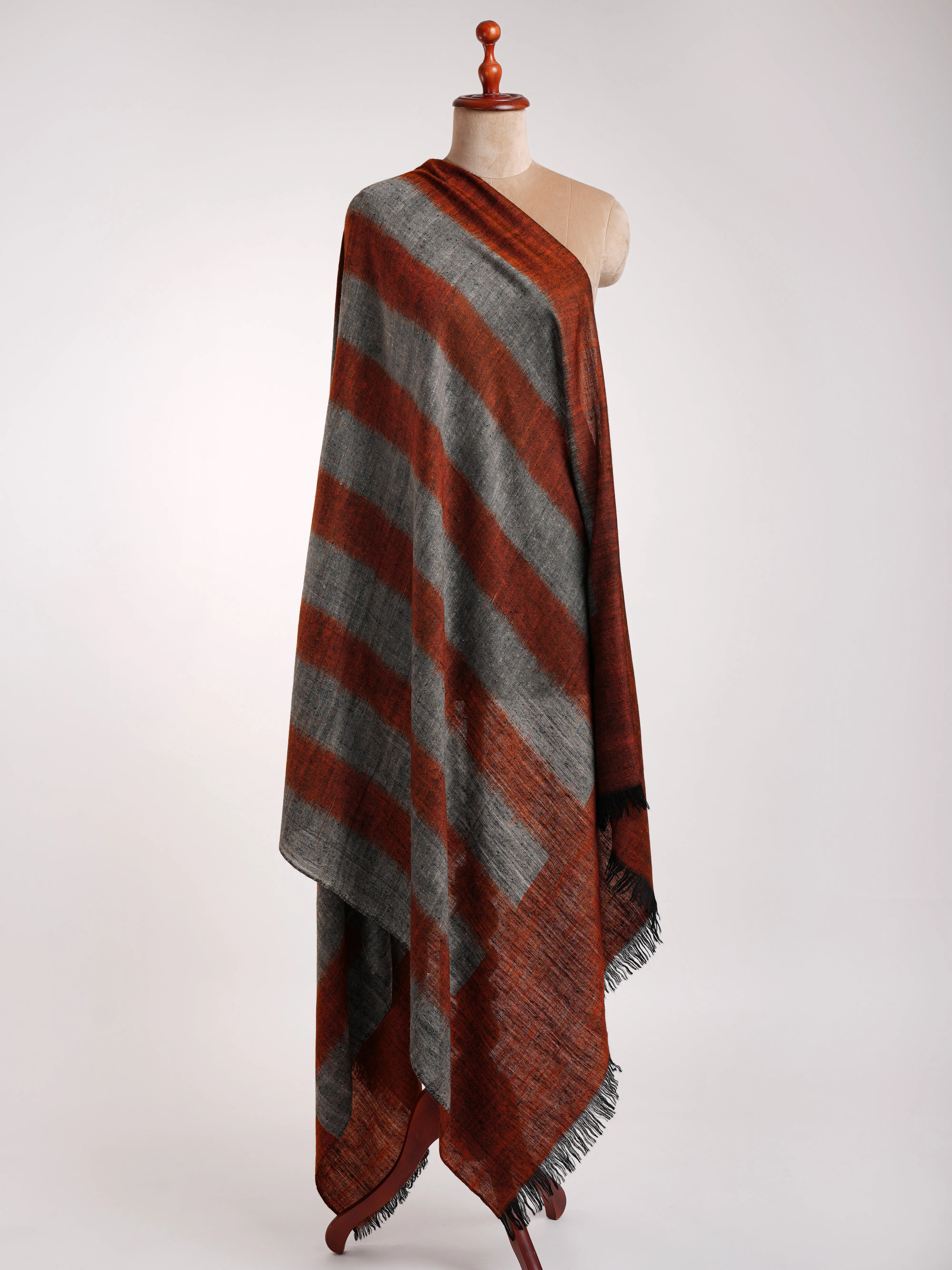 Clay Contemporary Artistic Pashmina Shawl