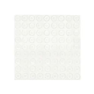 Clear Anti-Slip Rubber Bumpers for Hanging Pictures - ½” (12.7mm) Diameter and .140” (3.5mm) in Height