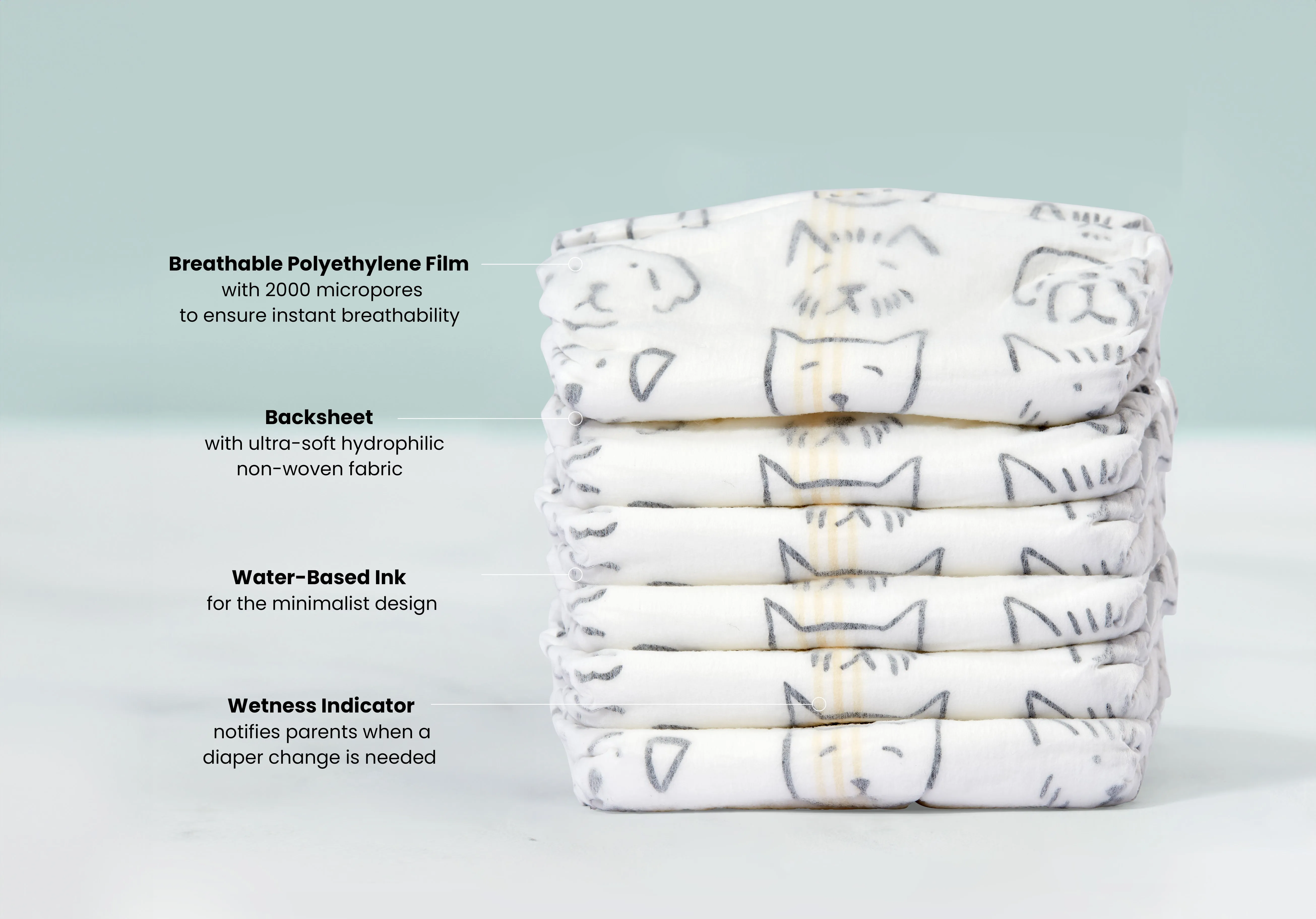 Clear Dry™ Diapers Sample Pack