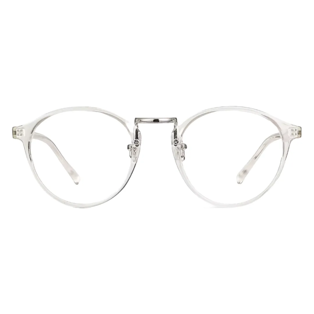 Clear Round Glasses – Stylish, Lightweight, and Durable