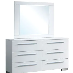 CLEMENTINE Glossy White Dresser