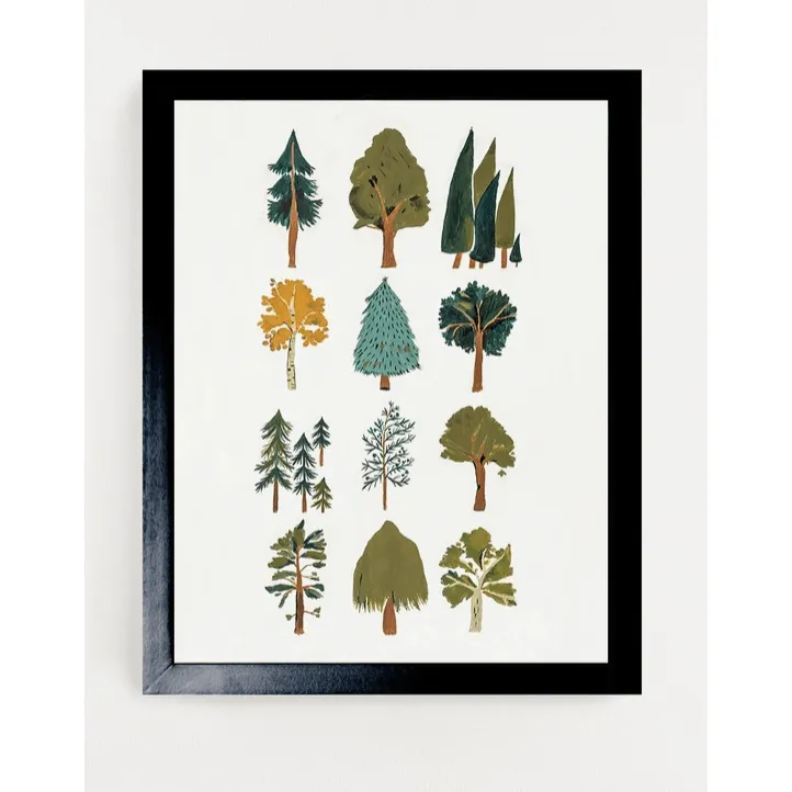 Clementine Kids Forest Trees Art