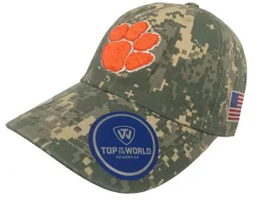 Clemson Tigers TOW Digital Camouflage Flagship Adjustable Slouch Hat Cap