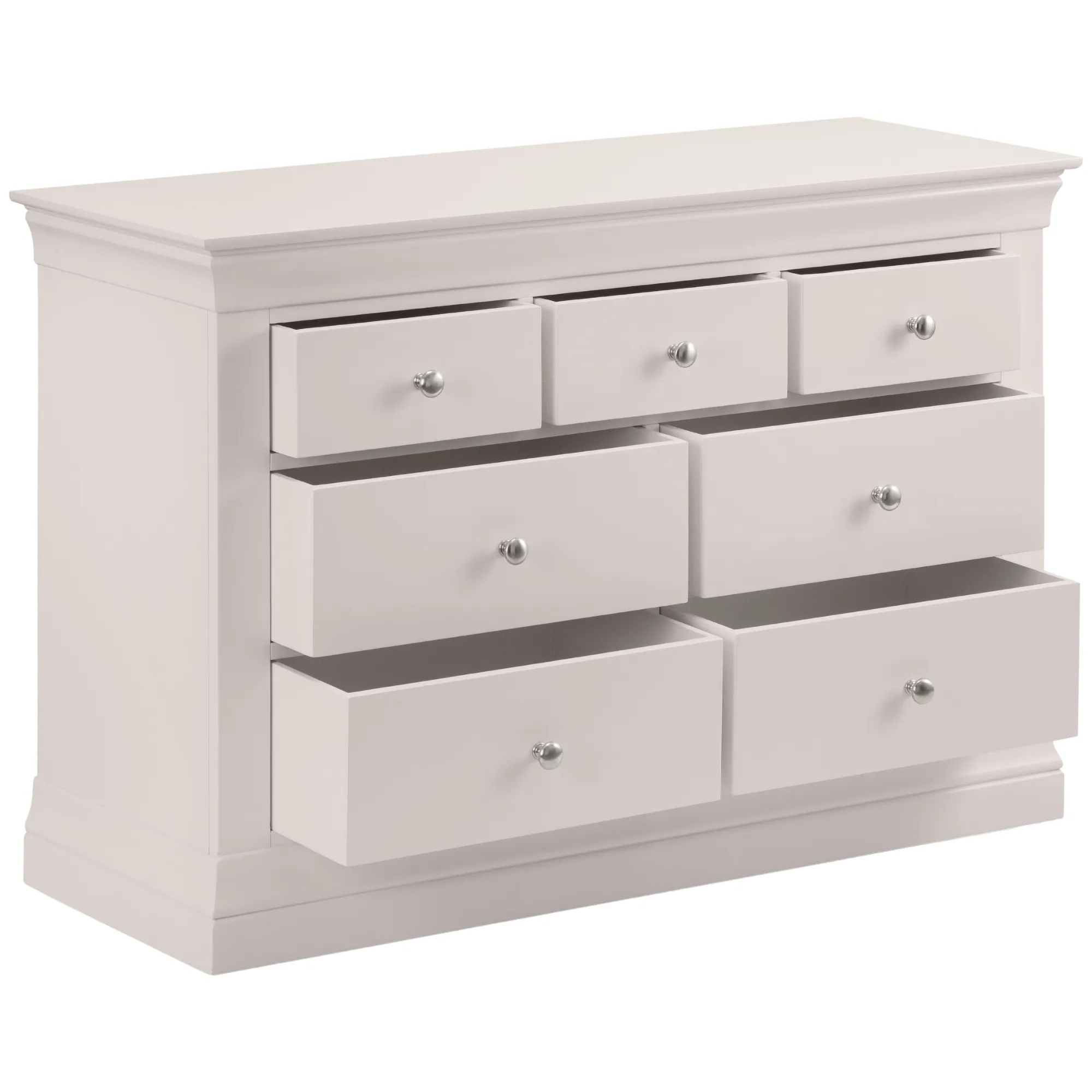 Clermont 4 3 Drawer Chest - Light Grey