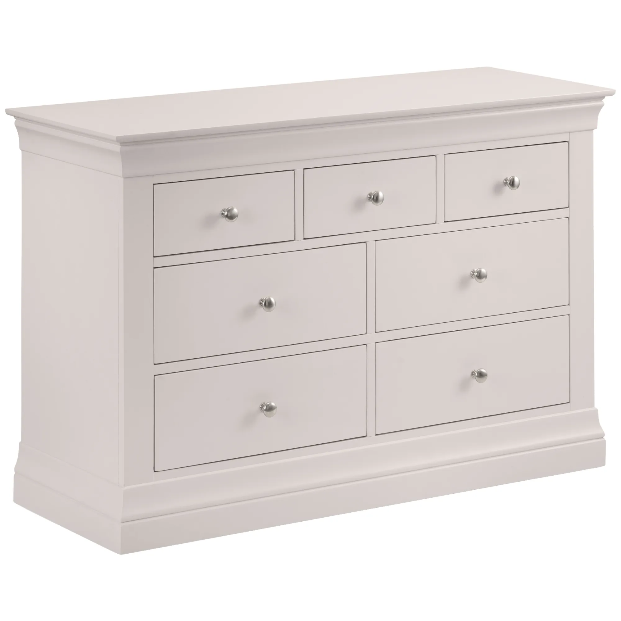 Clermont 4 3 Drawer Chest - Light Grey