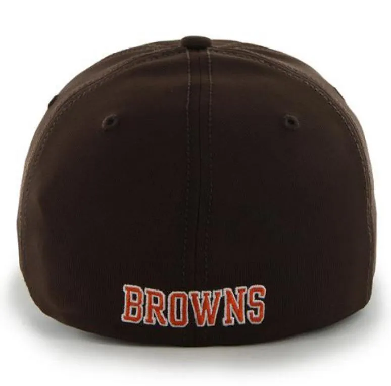 Cleveland Browns 47 Brand Brown Game Time Closer Performance Flexfit Hat Cap