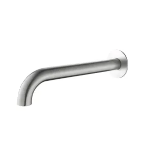 CLIO Bath Spout 200mm Wall Mount Brushed Nickel