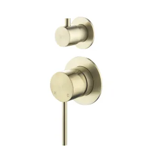 CLIO Shower / Bath Mixer with Divertor Brushed Gold