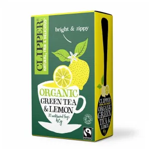 Clipper Organic Green Tea & Lemon