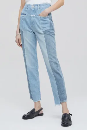 Closed - Jean Relaxed En Coton Biologique - Bleu - Femme