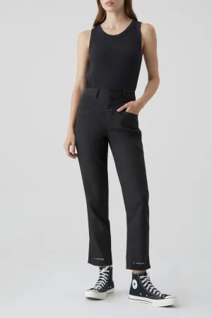 Closed - Pantalon En Lin - Noir - Femme