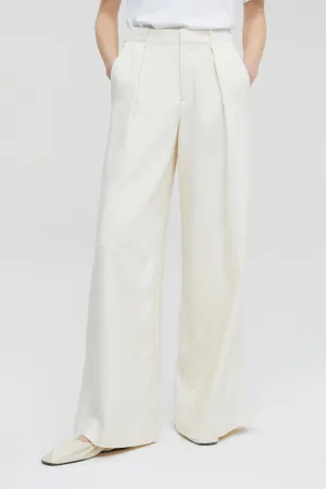 Closed - Pantalon Wide Legs - Blanc - Femme