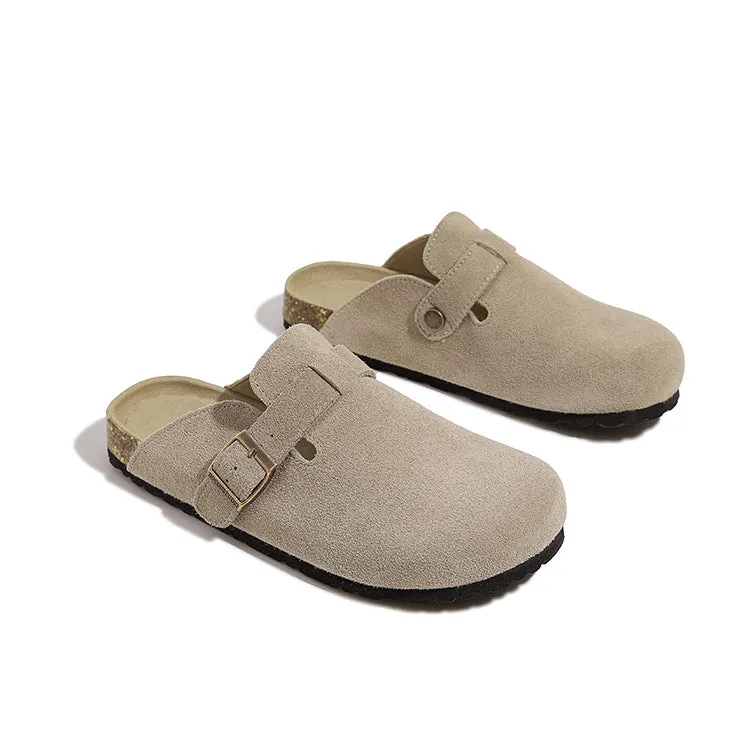 Closed-Toe Buckle Strap Boston Clogs