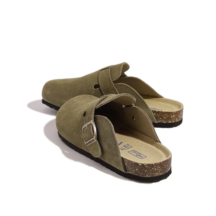 Closed-Toe Buckle Strap Boston Clogs