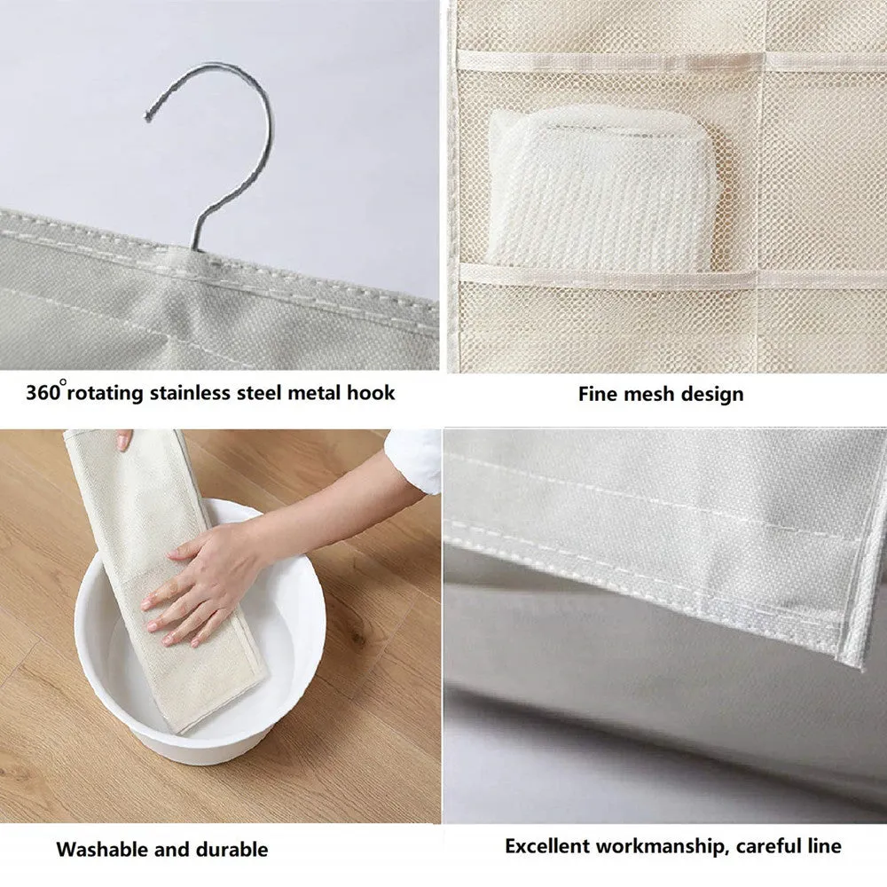 Closet Hanging Space Saver Bag for Bra Underwear Socks