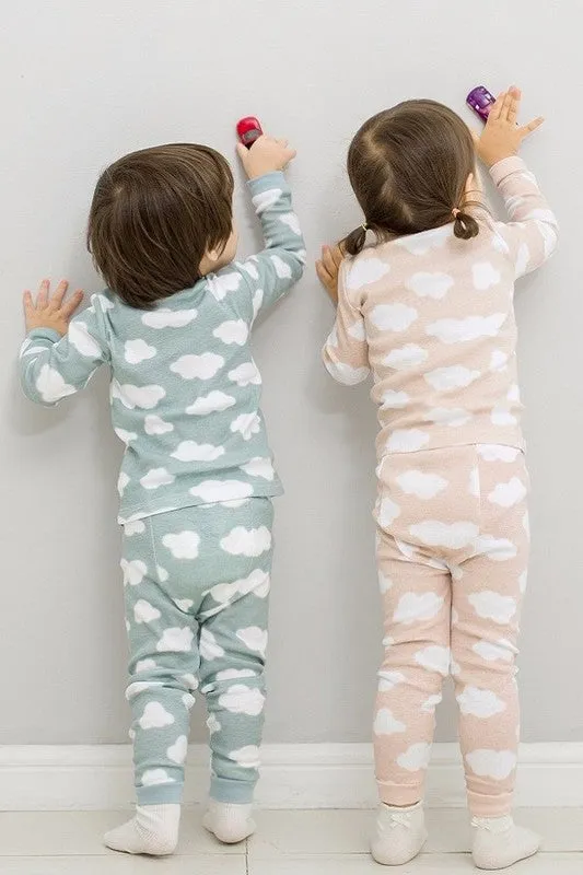 Cloud Grey Cotton Long Sleeve Pajama