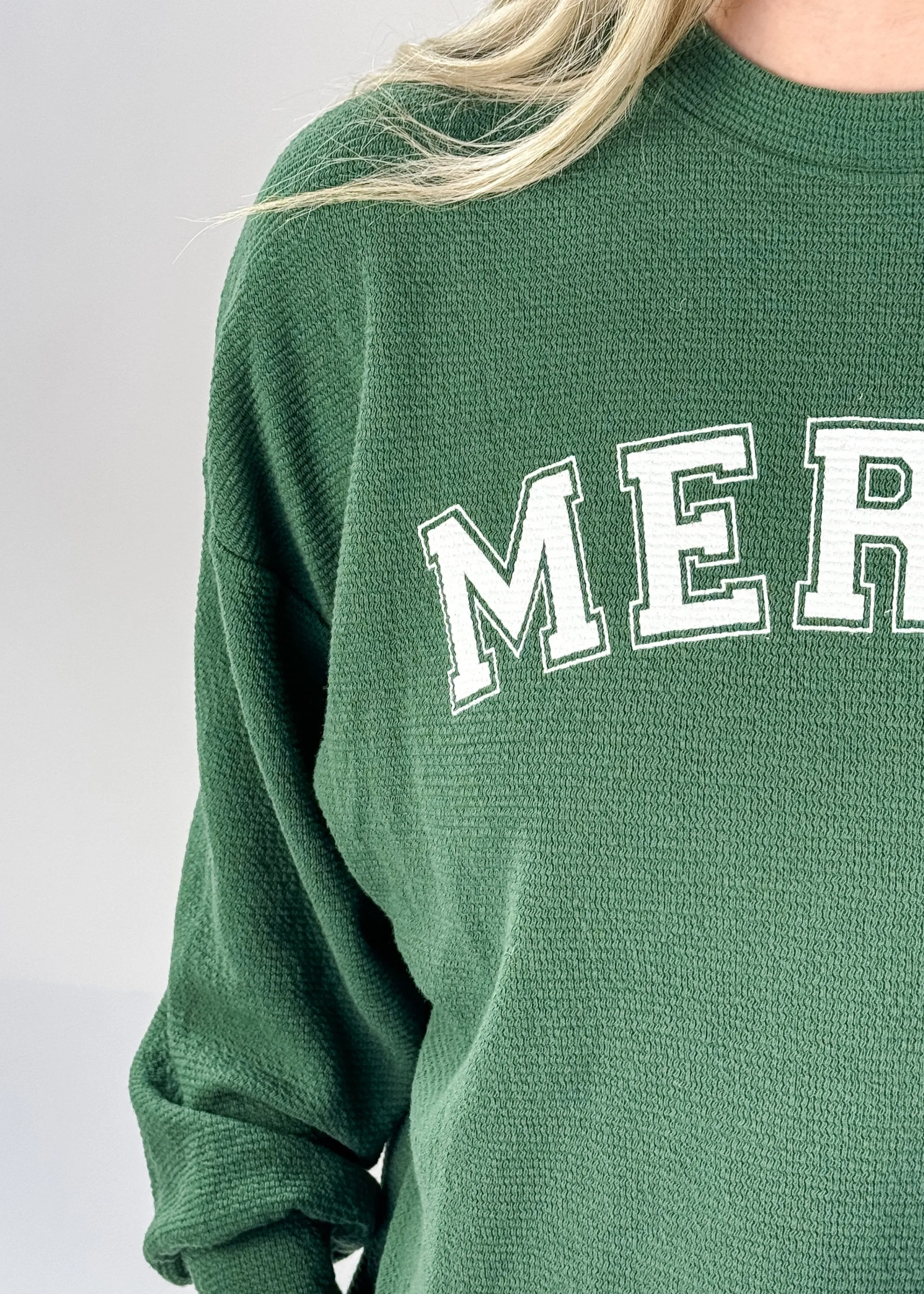 Cloud Knit Merry Sweater | Pine