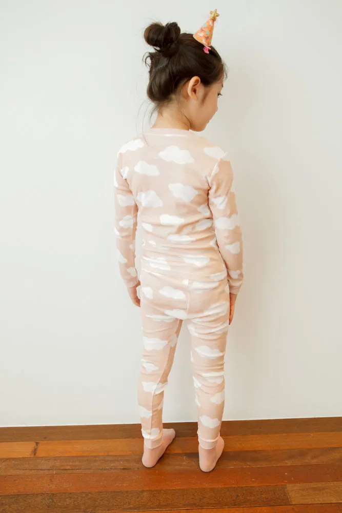 Cloud Pink Cotton Long Sleeve Pajama