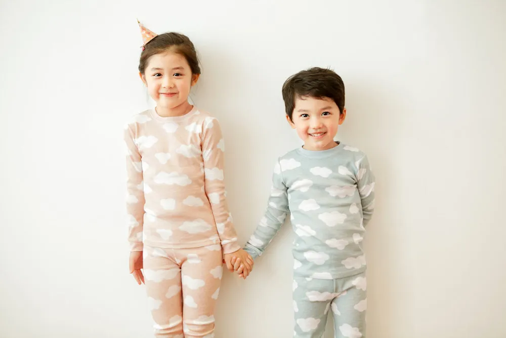 Cloud Pink Cotton Long Sleeve Pajama