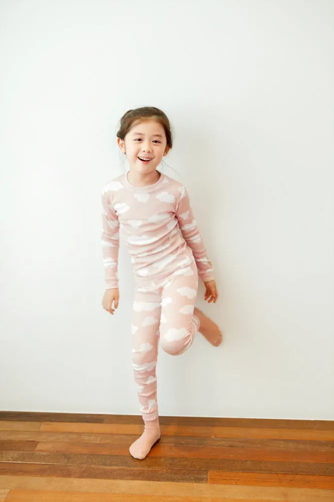 Cloud Pink Cotton Long Sleeve Pajama