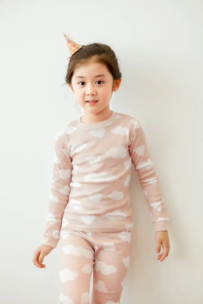 Cloud Pink Cotton Long Sleeve Pajama