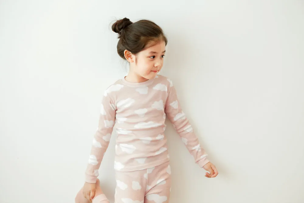 Cloud Pink Cotton Long Sleeve Pajama