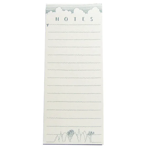 Clouds & Trees Notepad by Martine Workman