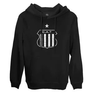 Club Atletico Talleres Mono Badge Fleece Pullover Hoodie - Black