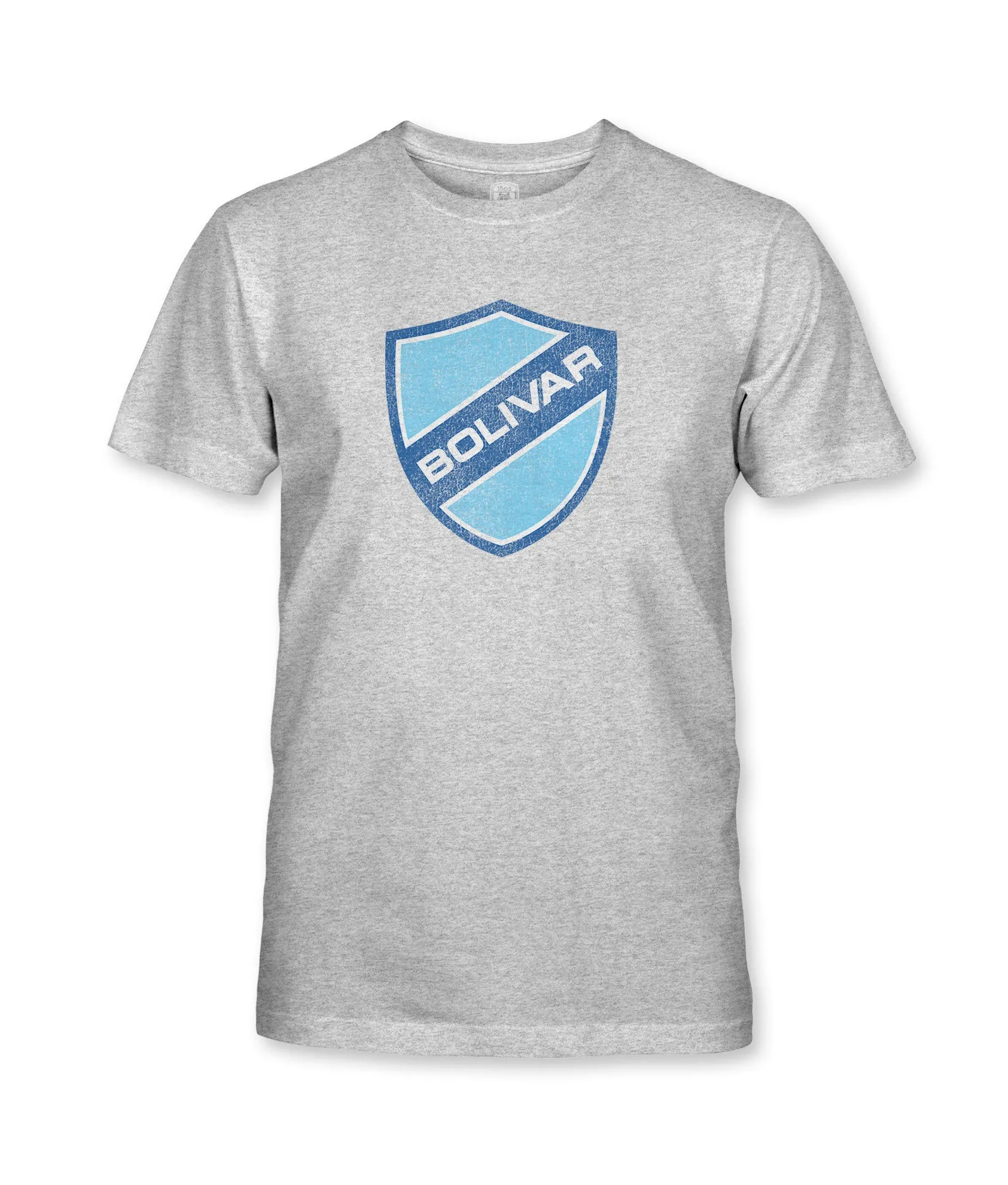 Club Bolivar Color Badge Youth Cotton T-Shirt - Grey